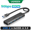 UGREEN USB 3.0 Hub 4 Ports USB HUB Slim for Mouse, Keyboard Compatible with MacBook Pro Air Laptop Desktop PC Xbox PS5 Splitter - LCM STORELCM STORE14:50460cm;200007763:10001504260cmUGREEN USB 3.0 Hub 4 Ports USB HUB Slim for Mouse, Keyboard Compatible with MacBook Pro Air Laptop Desktop PC Xbox PS5 Splitteruzbekistan